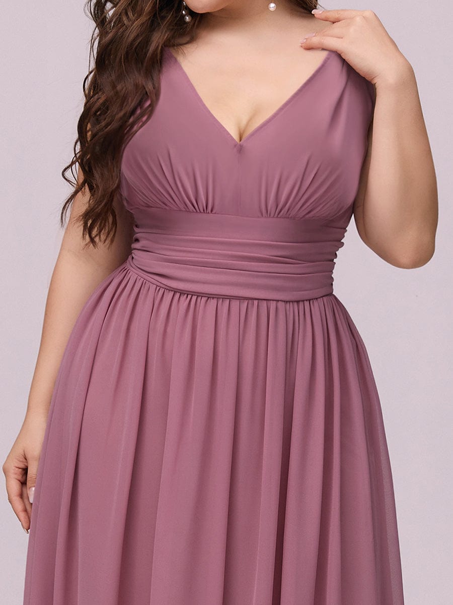 Purple Orchid Bridesmaid Dresses #style_ES09018OD