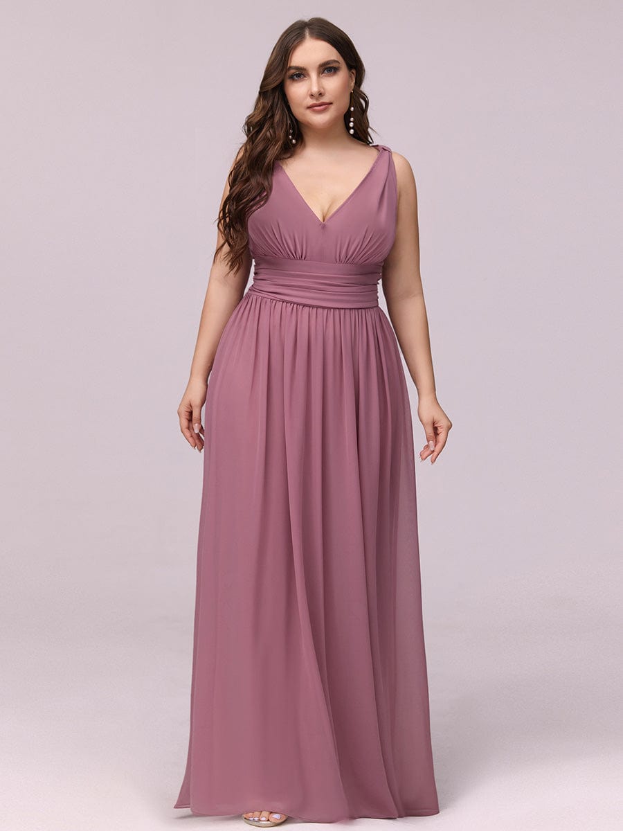 Purple Orchid Bridesmaid Dresses #style_ES09018OD