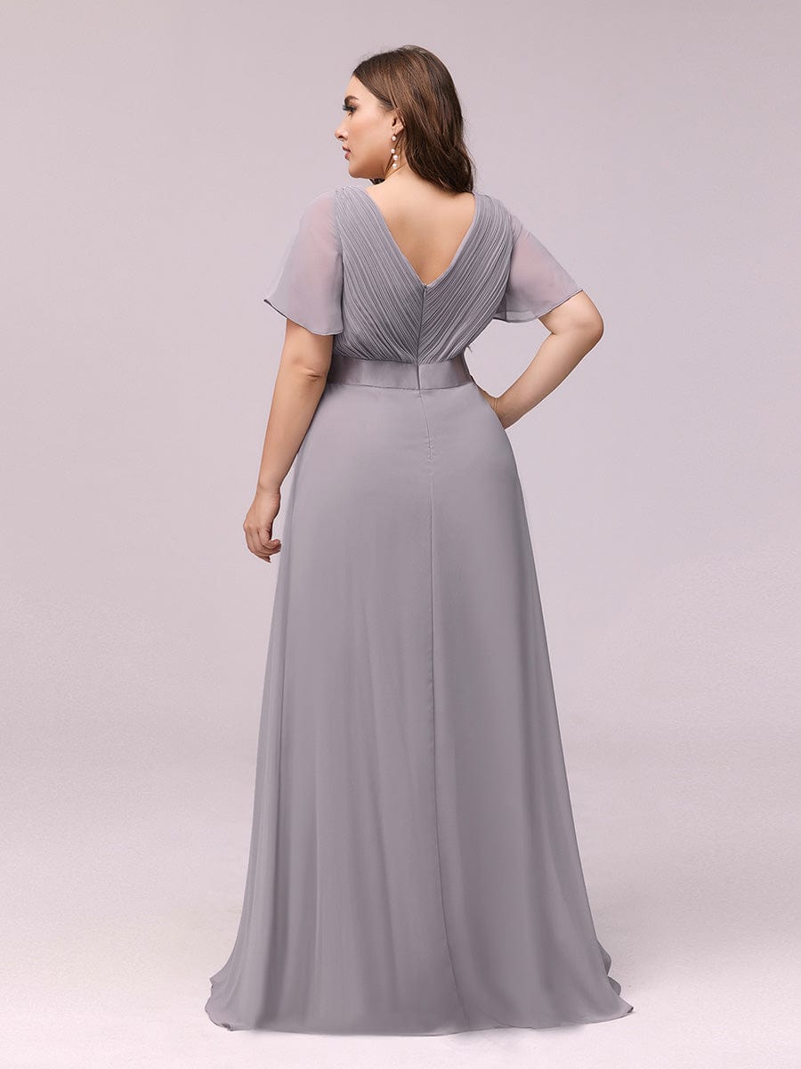 Grey Bridesmaid Dresses #style_EP09890GY