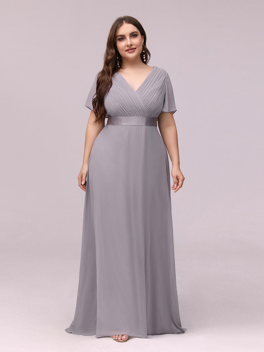 Grey Bridesmaid Dresses #style_EP09890GY