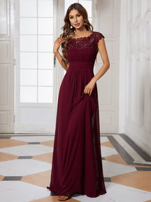 Burgundy Bridesmaid Dresses #style_EP09996BD