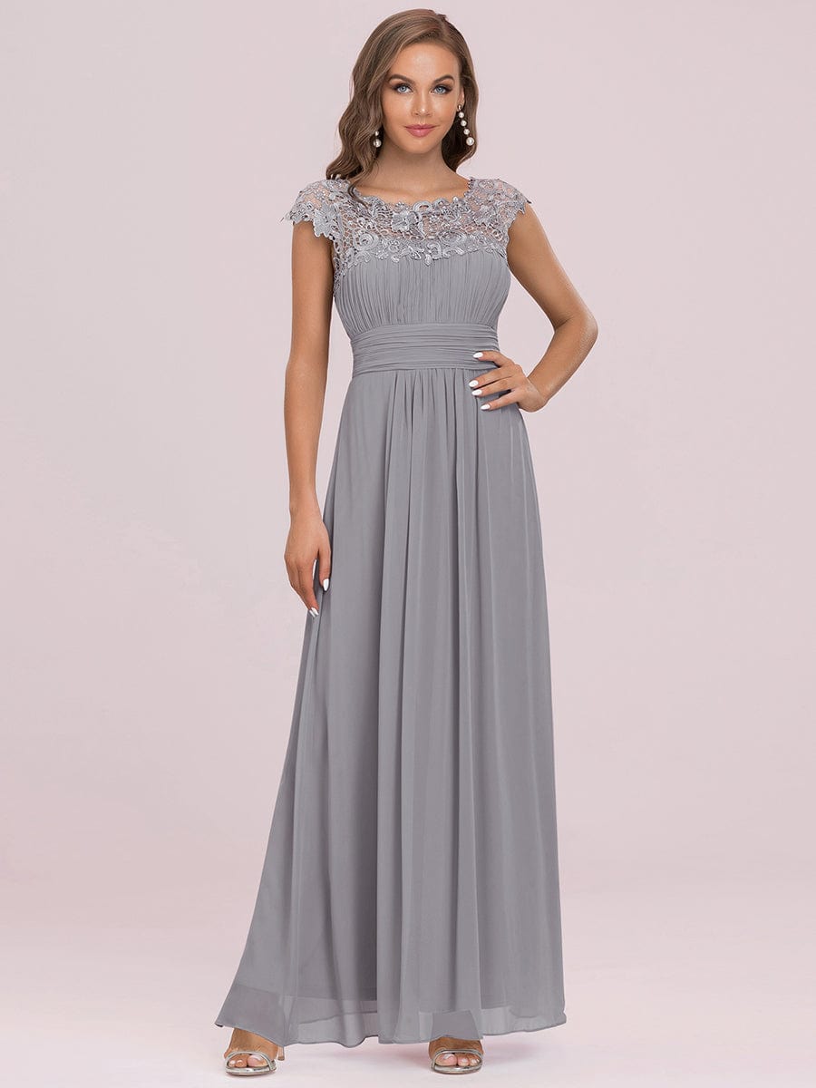 Grey Bridesmaid Dresses #style_EP09996GY