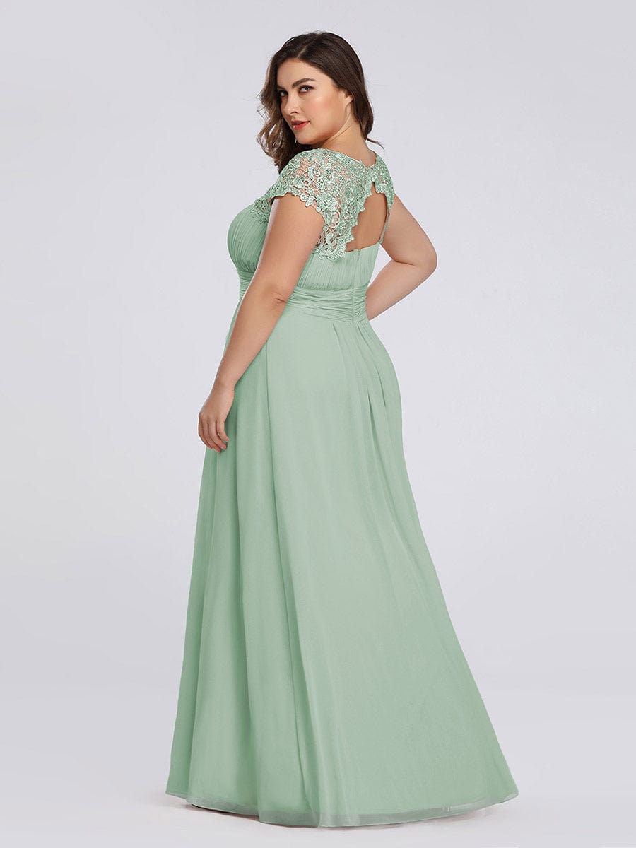 Sage Green Bridesmaid Dresses #style_EP09996MG