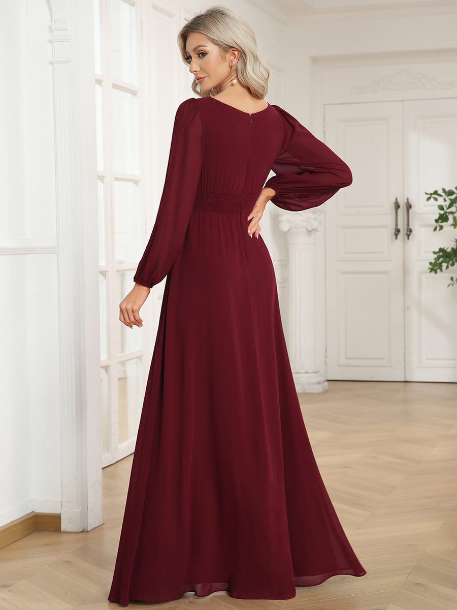 Burgundy Concert Dresses #style_ES0106BBD