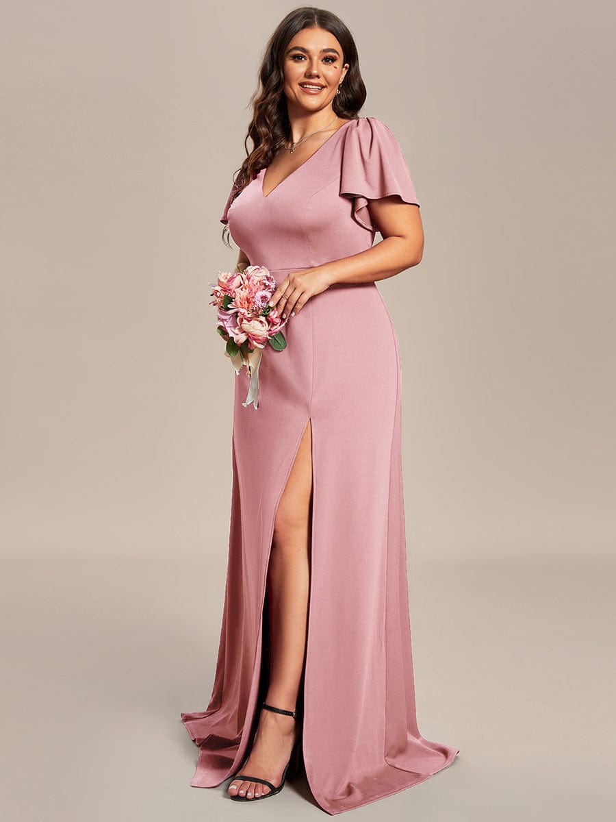 Plus size dusty rose bridesmaid dresses best sale