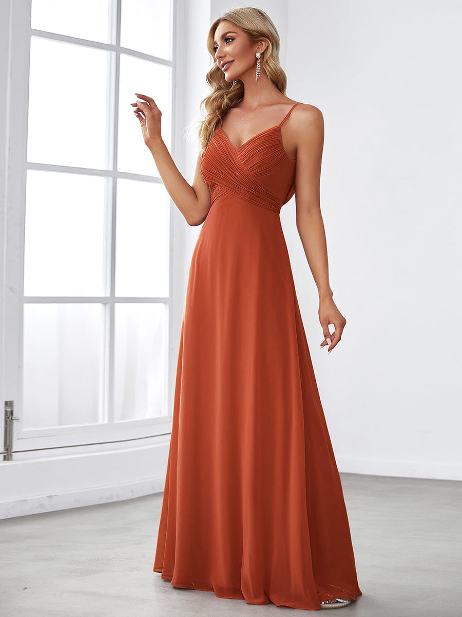 Burnt orange bridesmaid dresses under 100 deals