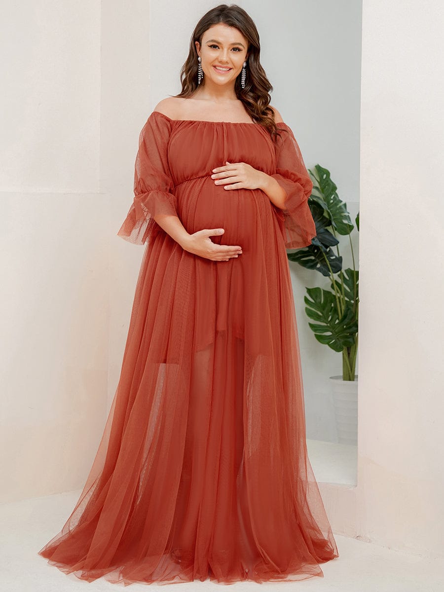 Plus size red maternity dresses hotsell