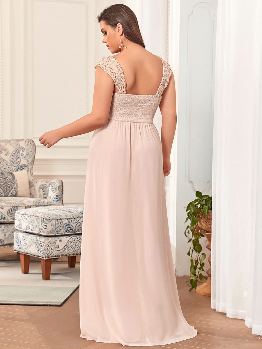 Blush Bridesmaid Dresses #style_EZ07704BH