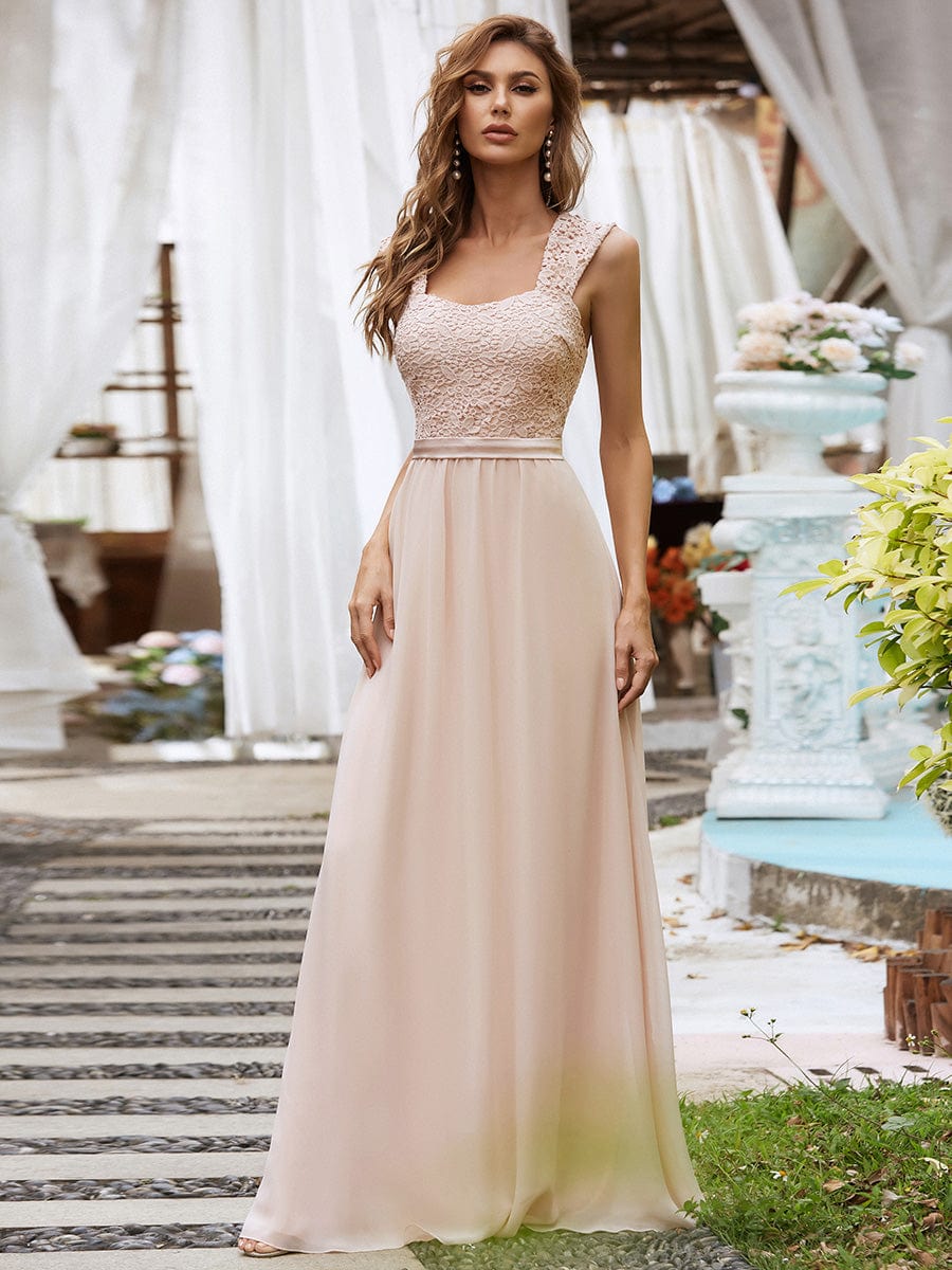 Blush Bridesmaid Dresses #style_EZ07704BH