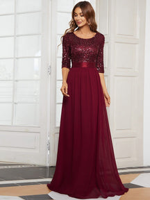 Burgundy Concert Dresses #style_EP00683BD