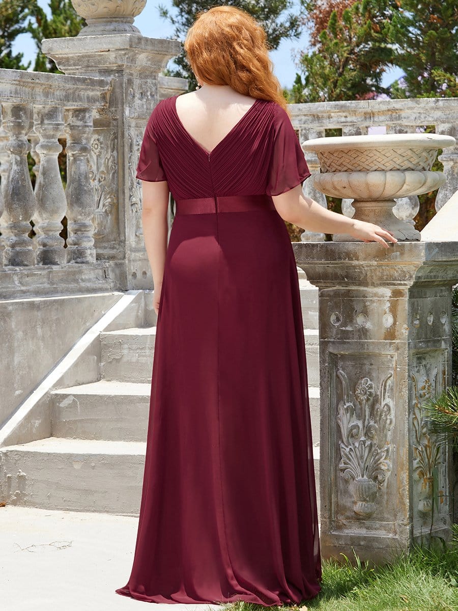 Burgundy Concert Dresses #style_EP09890BD